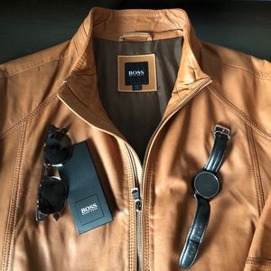 Hugo Boss Soft Leather Jacket (46R)
